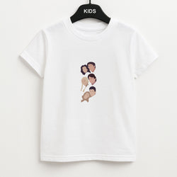 Cast Faces Unisex Kids T-Shirt