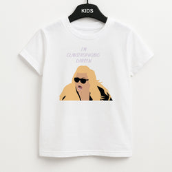 I'm Claustrophobic Darren - British Pop Culture Kids T-Shirt