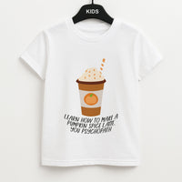 Learn How To Make A Pumpkin Spice Latte - Halloween Queens Kids T-Shirt