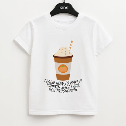 Learn How To Make A Pumpkin Spice Latte - Halloween Queens Unisex Kids T-Shirt