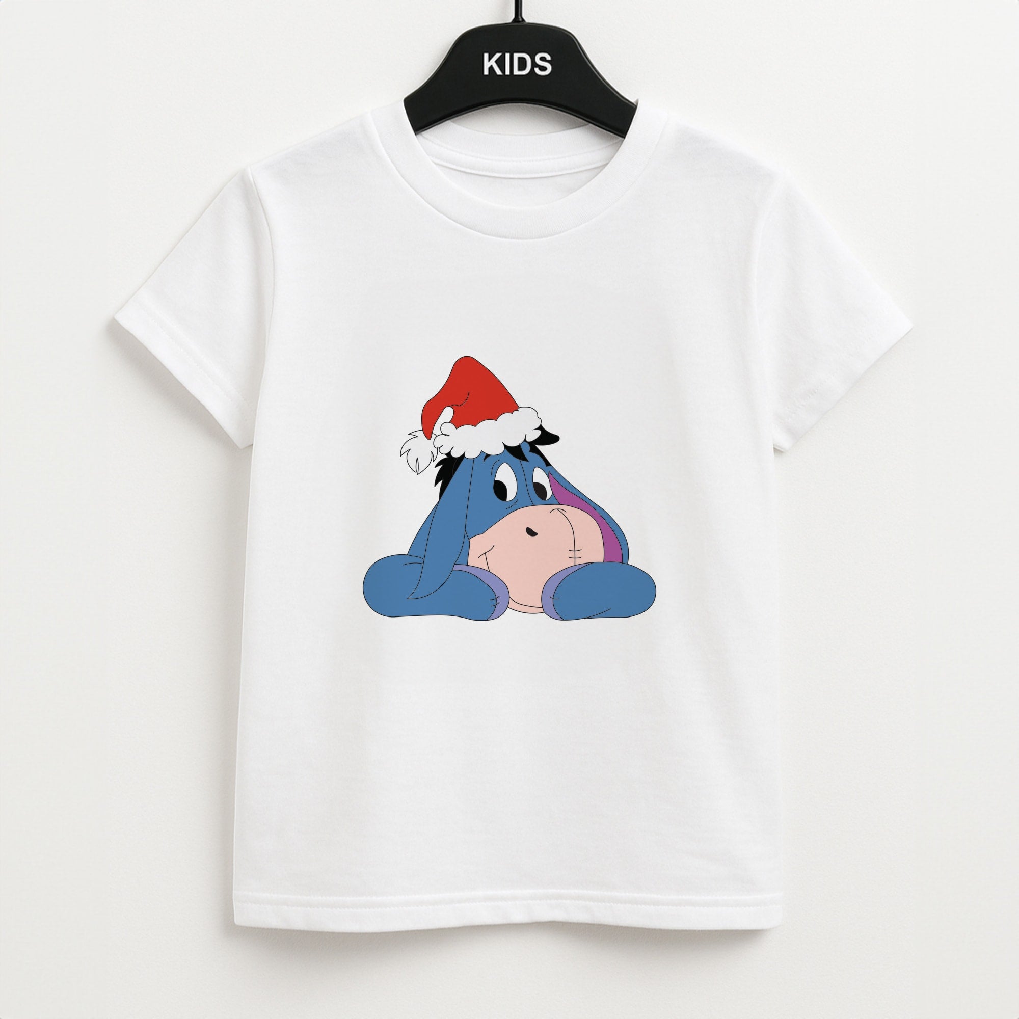 Donkey Pattern Christmas Kids T-Shirt