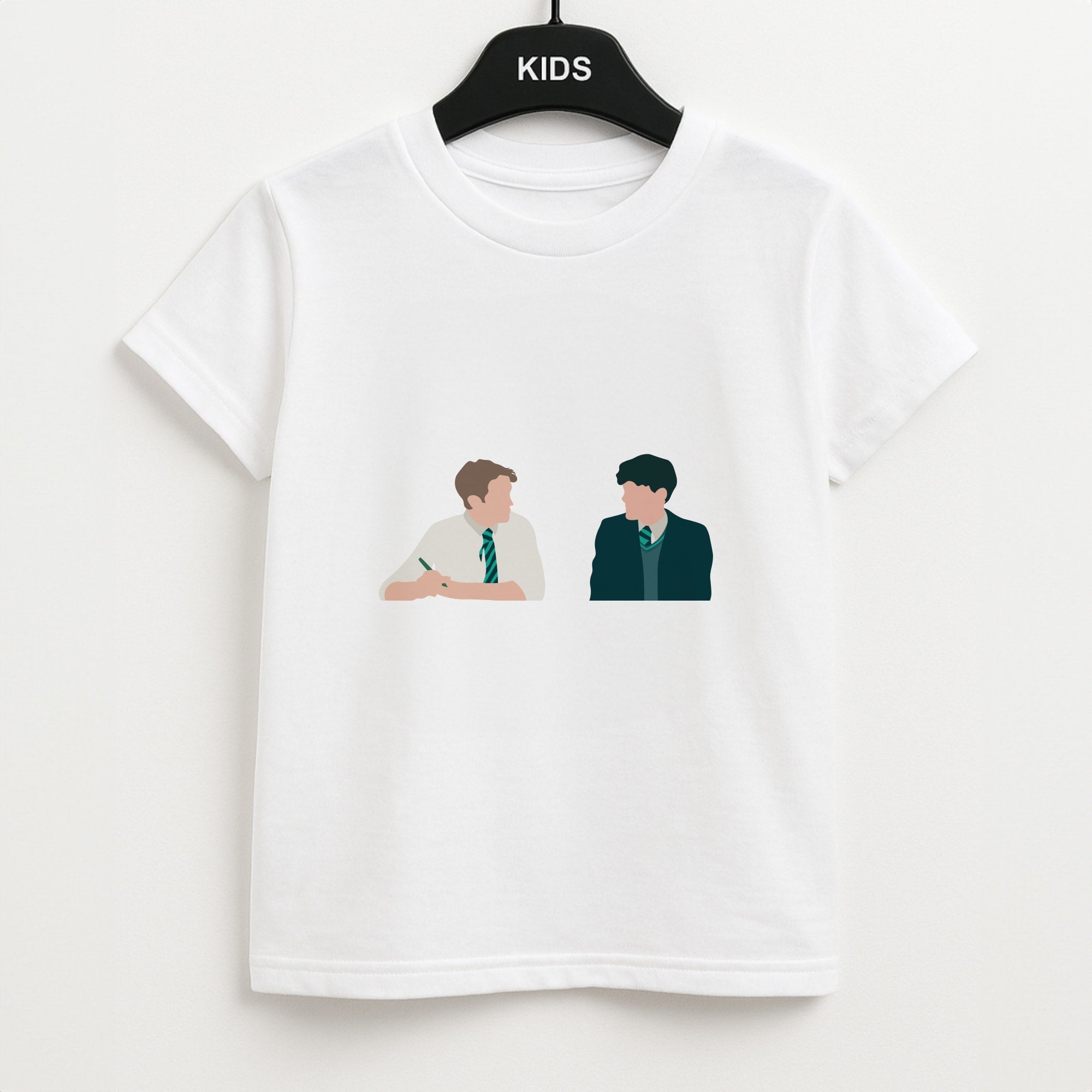 Blue And Yellow - Heart TV Unisex Kids T-Shirt