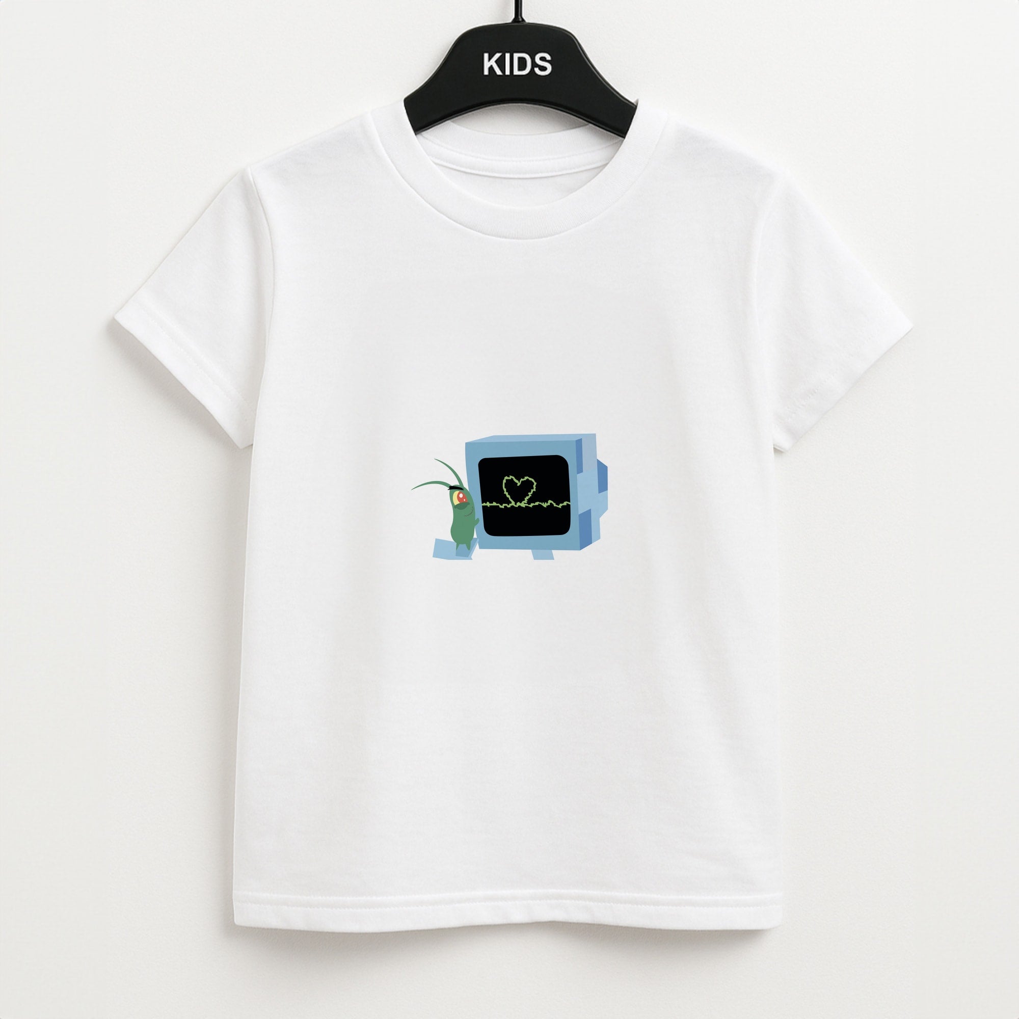 Plankton And Karen Kids T-Shirt