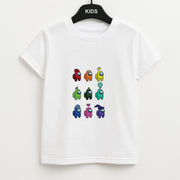 Among Gaming characters Kids T-Shirt 1
