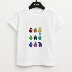 Among Gaming characters Unisex Kids T-Shirt