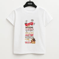 I Always Get Where I'm Going - Winnie Quote Kids T-Shirt