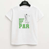 Best Dad By Par - Fathers Day Kids T-Shirt