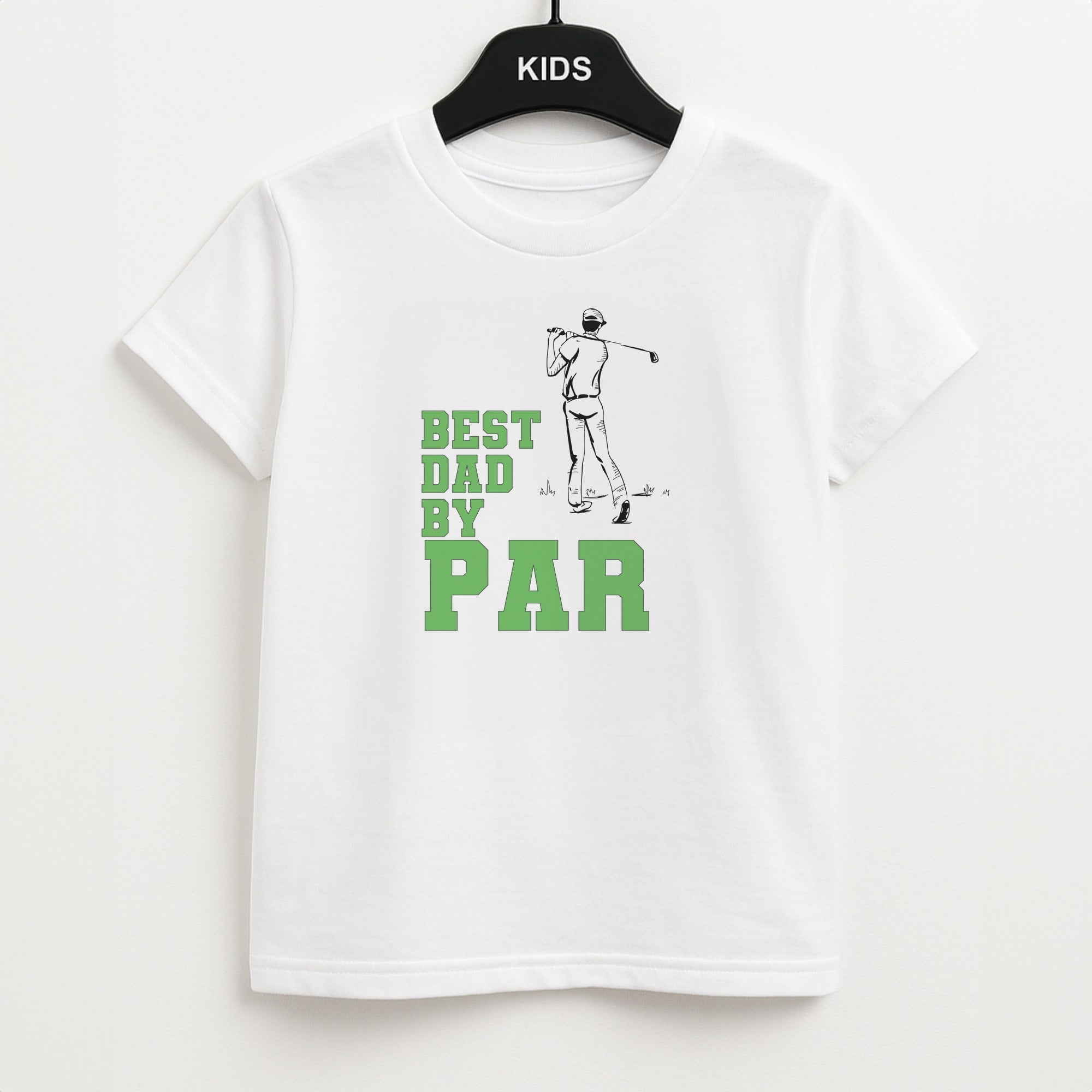 Best Dad By Par - Fathers Day Kids T-Shirt