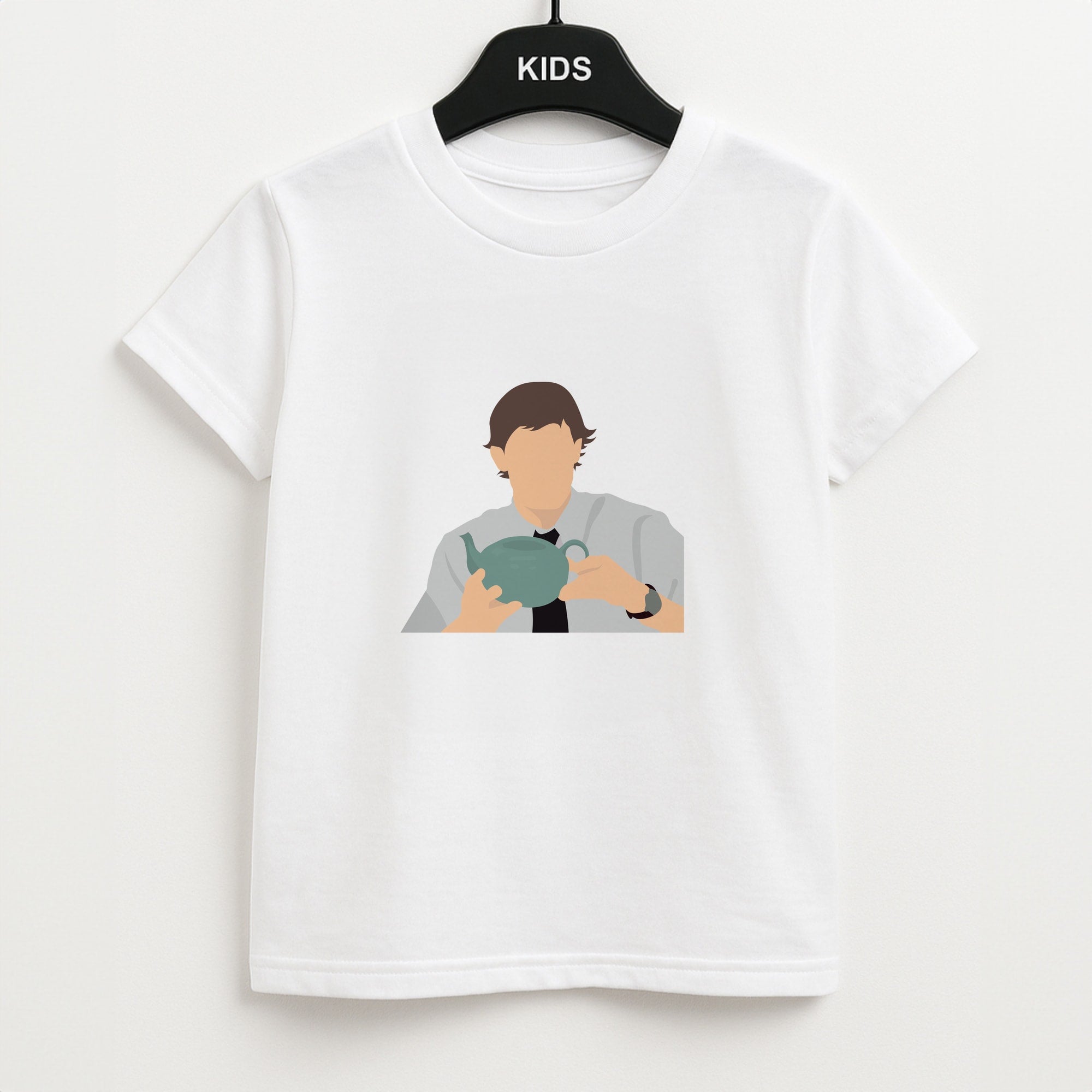 Jim's Tea Pot For Pam Kids T-Shirt