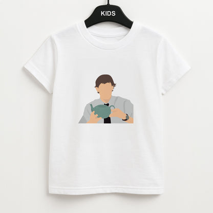 Jim's Tea Pot For Pam Unisex Kids T-Shirt
