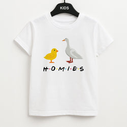 Homies Chick And Duck Kids T-Shirt