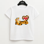 Tiger Valentine's Unisex Kids T-Shirt
