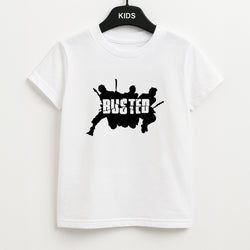 Splatter Text - Bust Band Kids T-Shirt