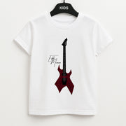 Eddie Munson Guitar Kids T-Shirt 1