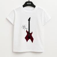 Eddie Munson Guitar Kids T-Shirt
