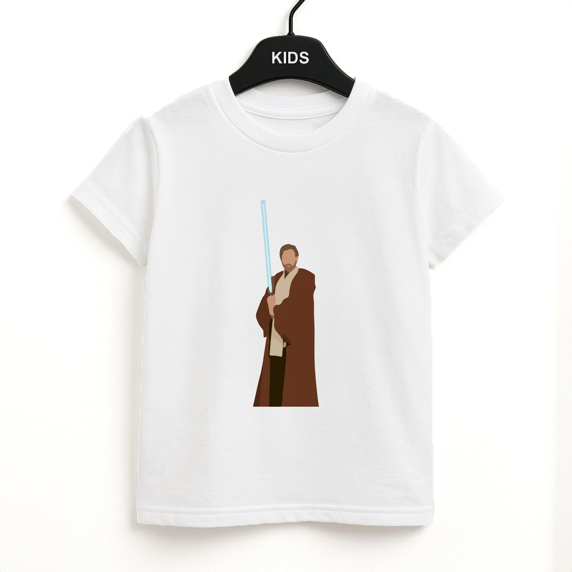 Kenobi Blue Lightsaber Kids T-Shirt