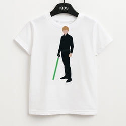 Skywalker Green Lightsaber Kids T-Shirt