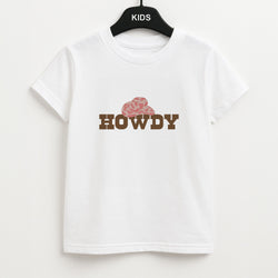 Howdy - Western  Unisex Kids T-Shirt