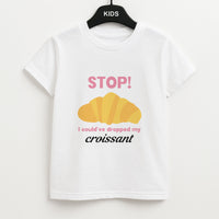 I Could've Dropped My Croissant - Memes Kids T-Shirt
