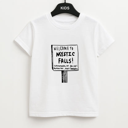 Welcome to Mystic Falls - VD Unisex Kids T-Shirt