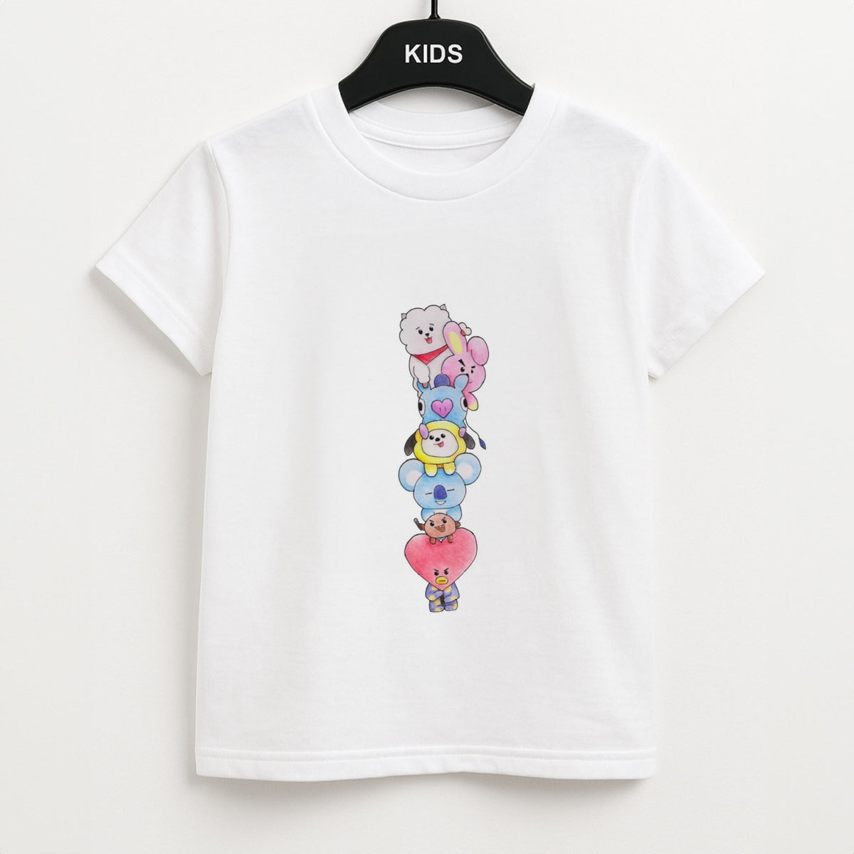 K-Pop Band BT21 Drawing Kids T-Shirt
