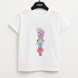 K-Pop Band BT21 Drawing Unisex Kids T-Shirt