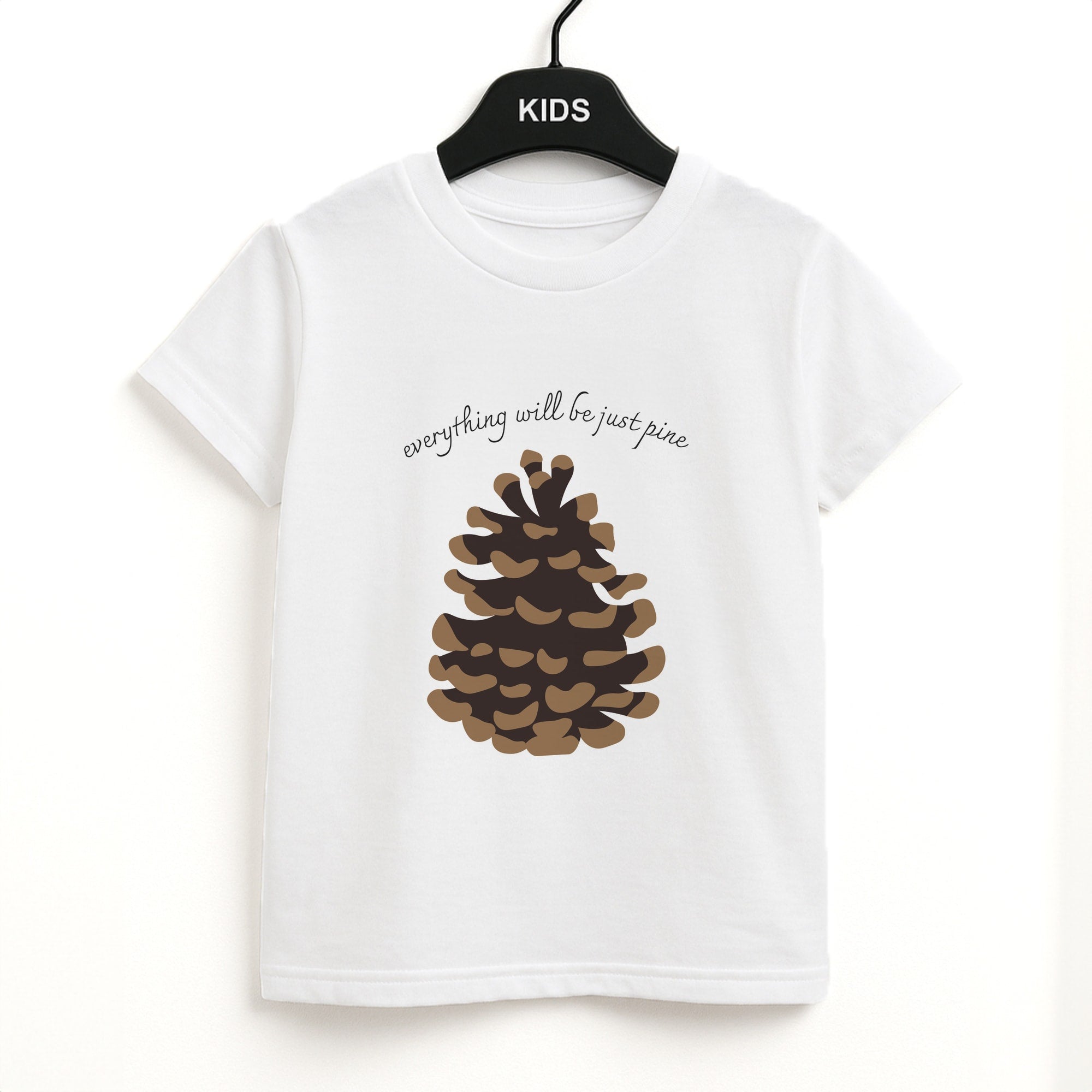 Everything Will Be Just Pine - Autumn Kids T-Shirt