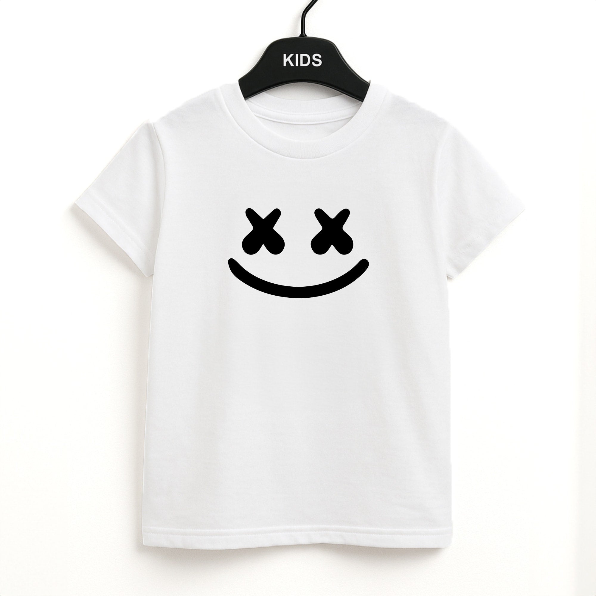 Blue White Helmet DJ Kids T-Shirt