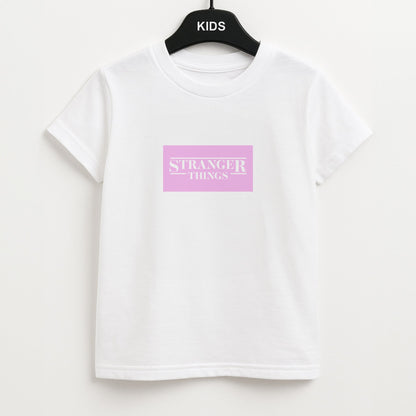 Pink Galaxy Stranger Unisex Kids T-Shirt