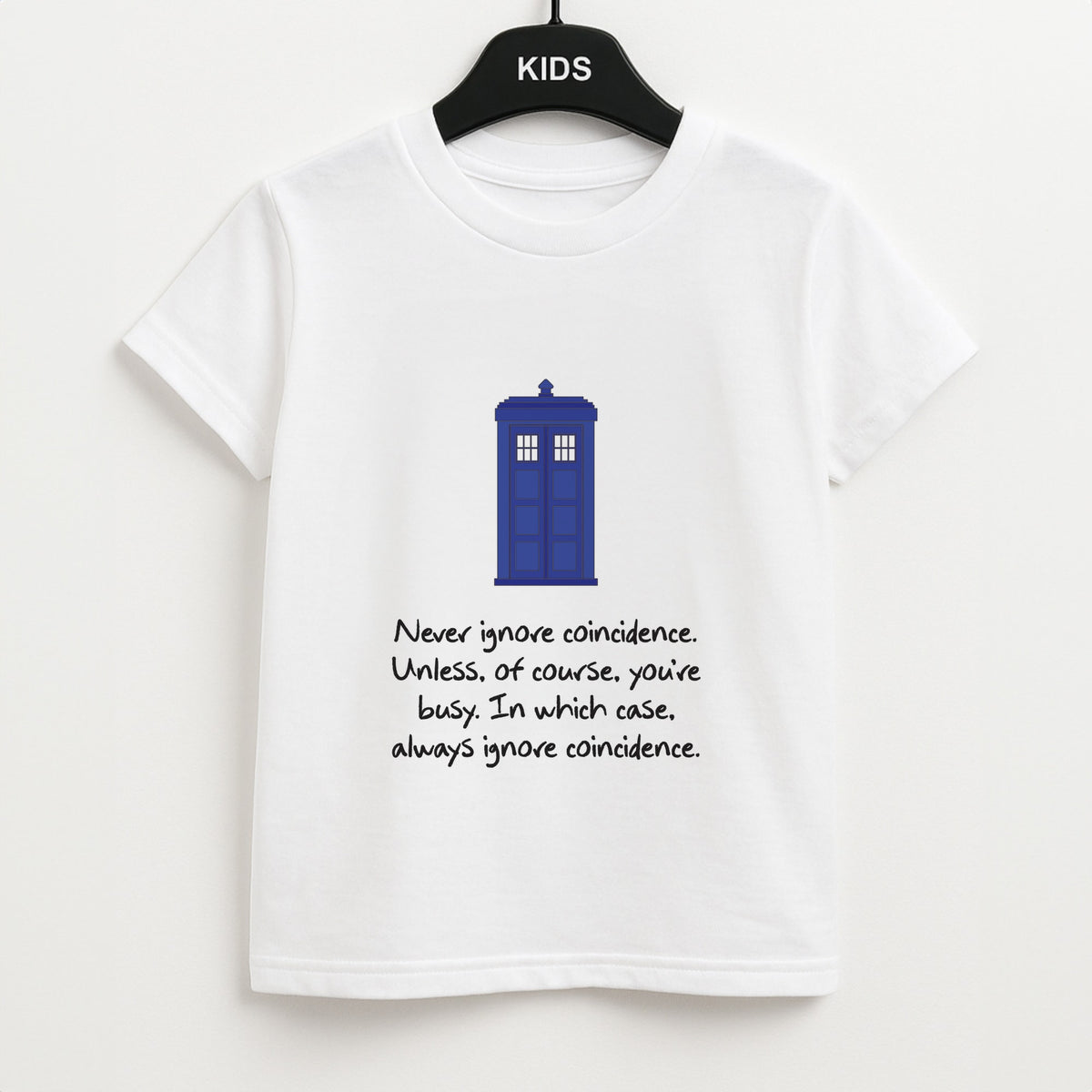 Never Ignore Coincidence Kids T-Shirt