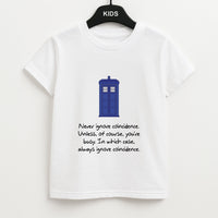 Never Ignore Coincidence Kids T-Shirt