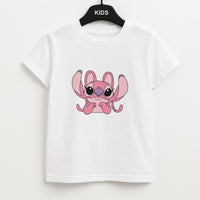 Gazing - Pink Alien Kids T-Shirt
