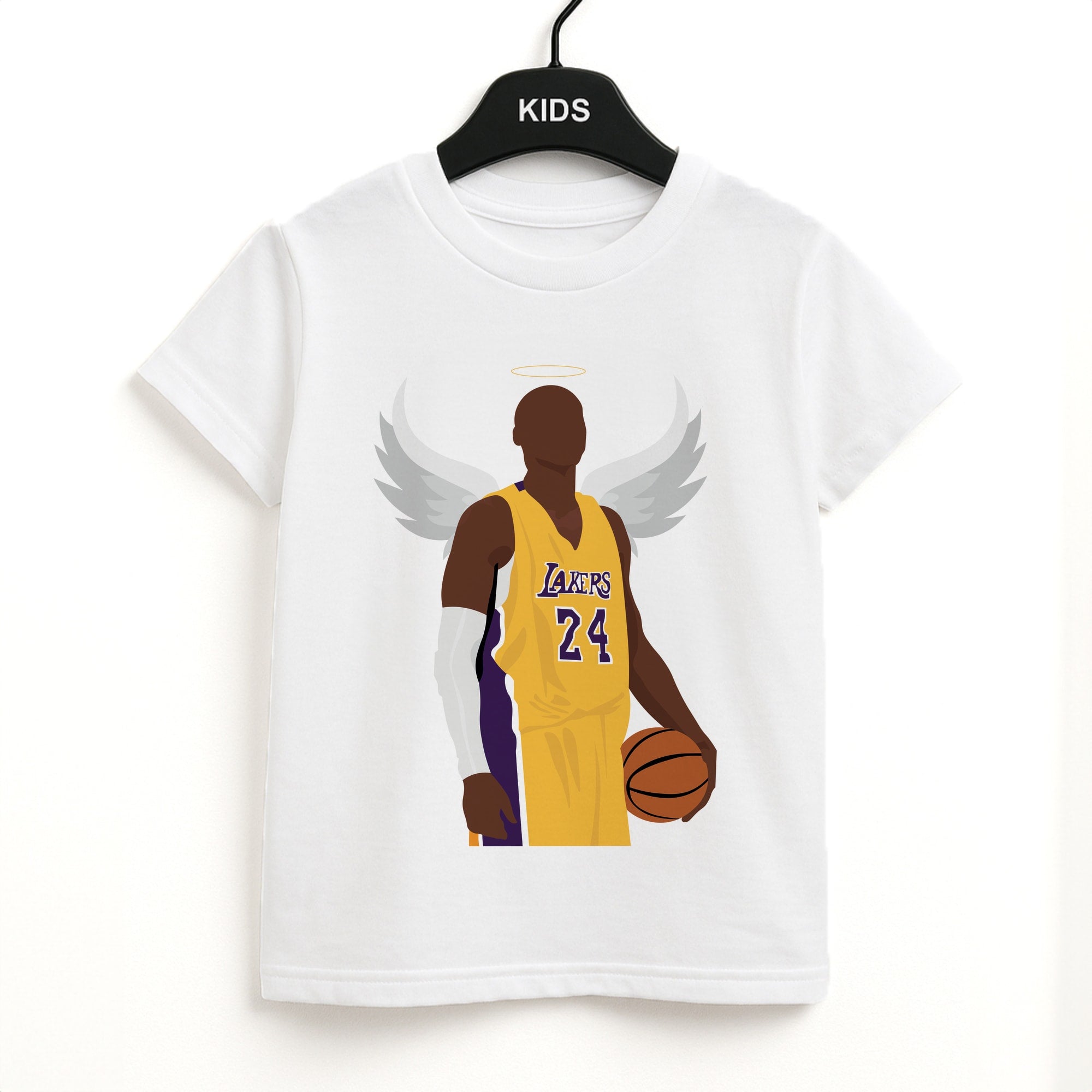 Kobe with wings - Basketball Kids T-Shirt