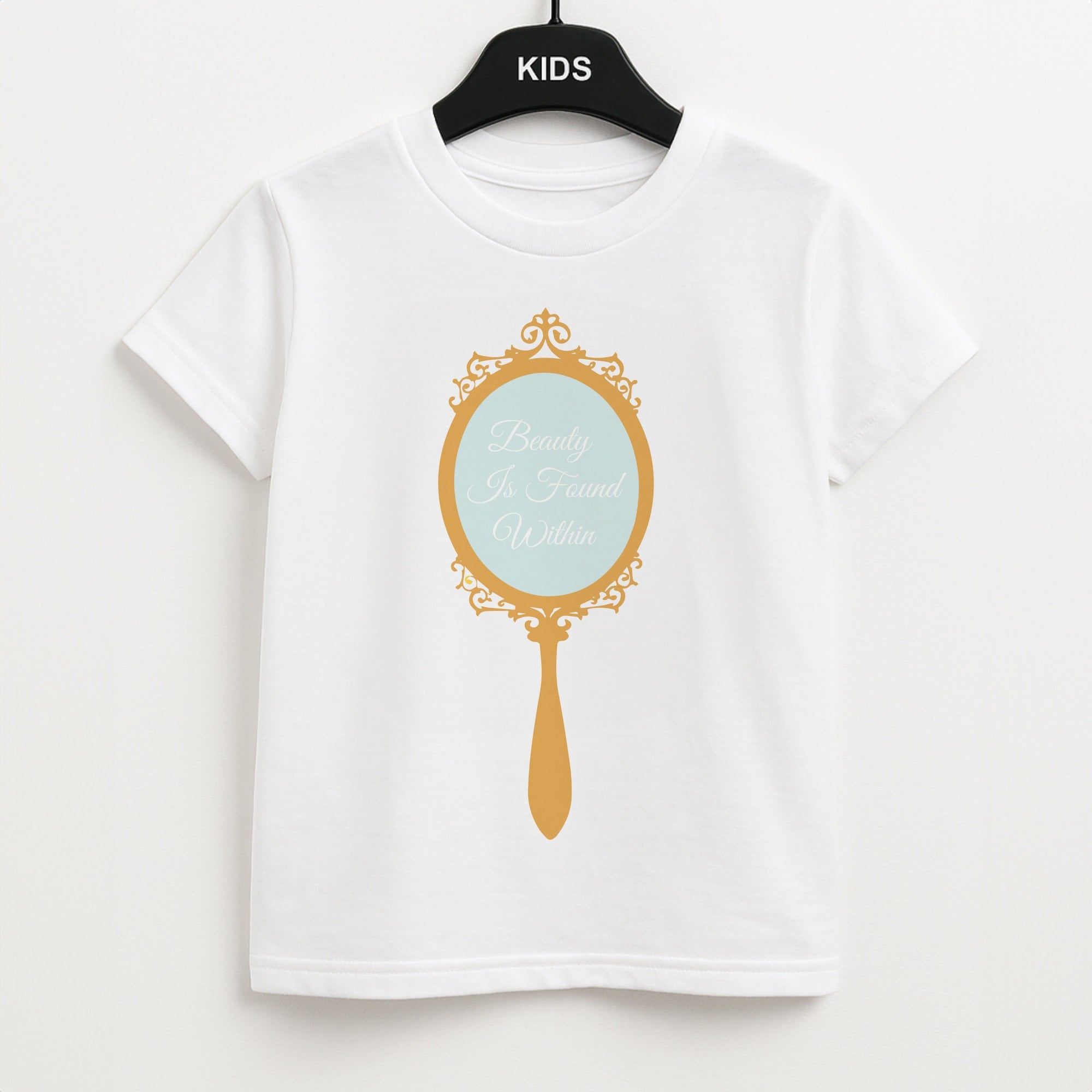 Beauty Is Found Within Mirror Unisex Kids T-Shirt