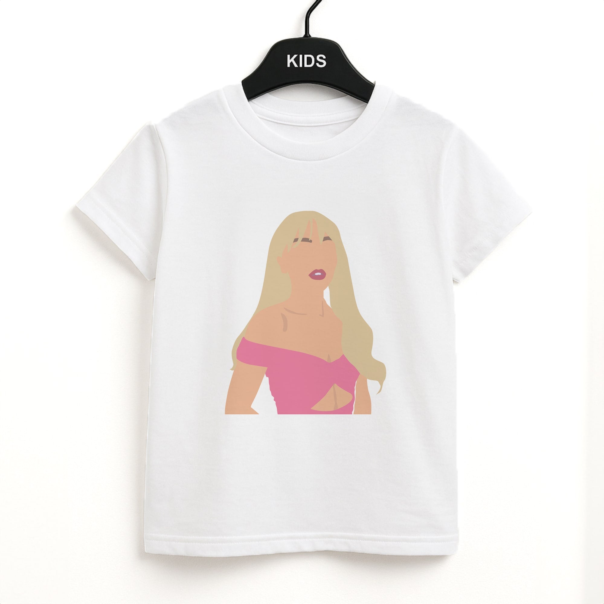 Pink Dress Kids T-Shirt