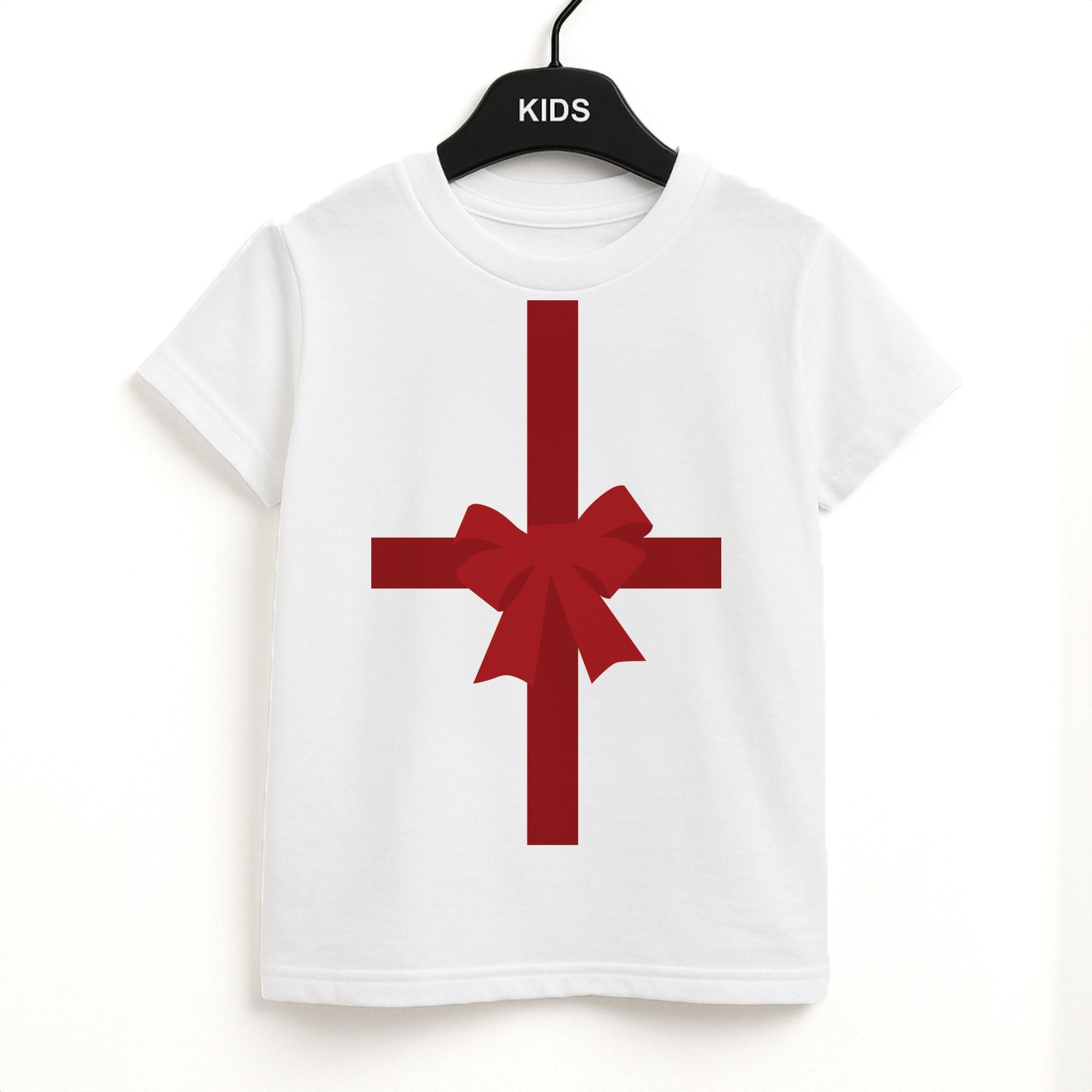 Xmas Bow - Christmas Patterns Unisex Kids T-Shirt