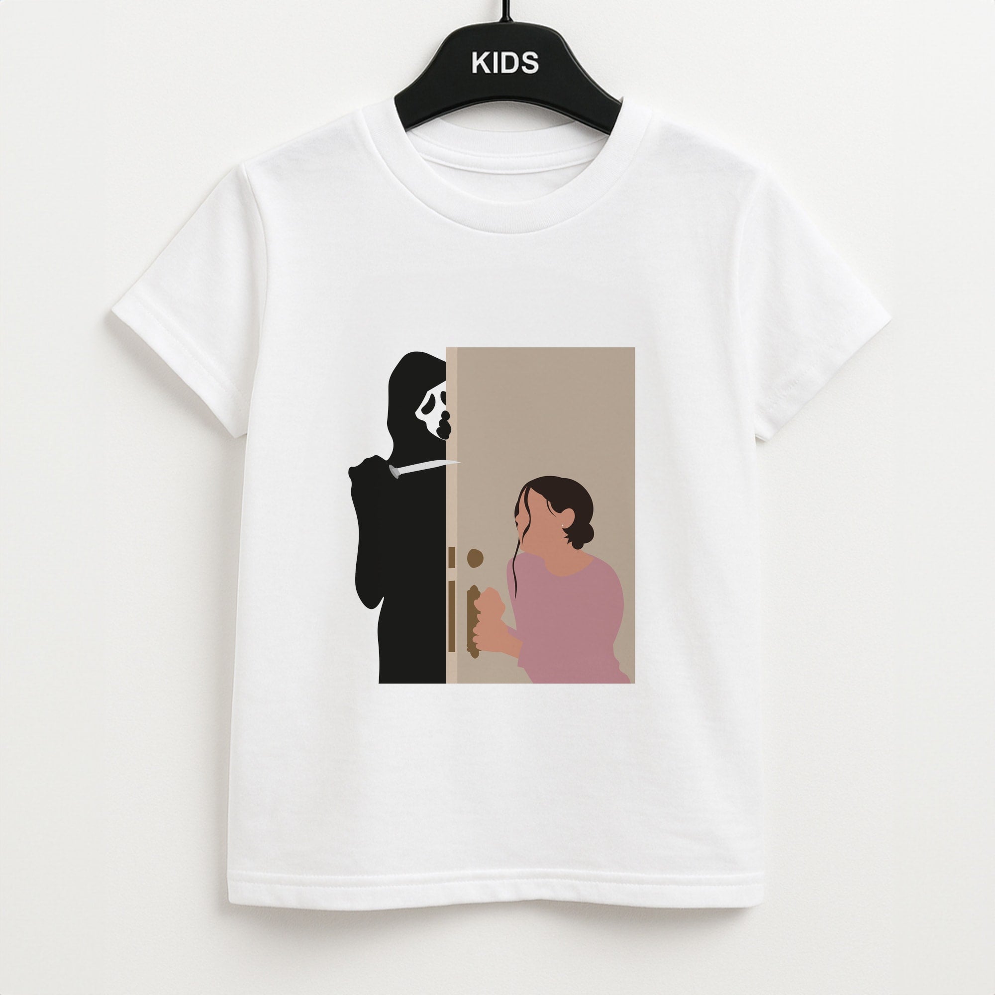 Tara And Ghostface - Scream Kids T-Shirt