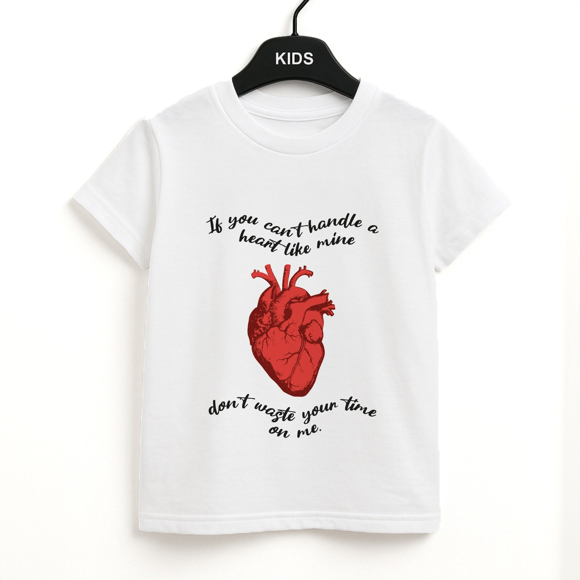 Don't Waste Your Time On Me Unisex Kids T-Shirt