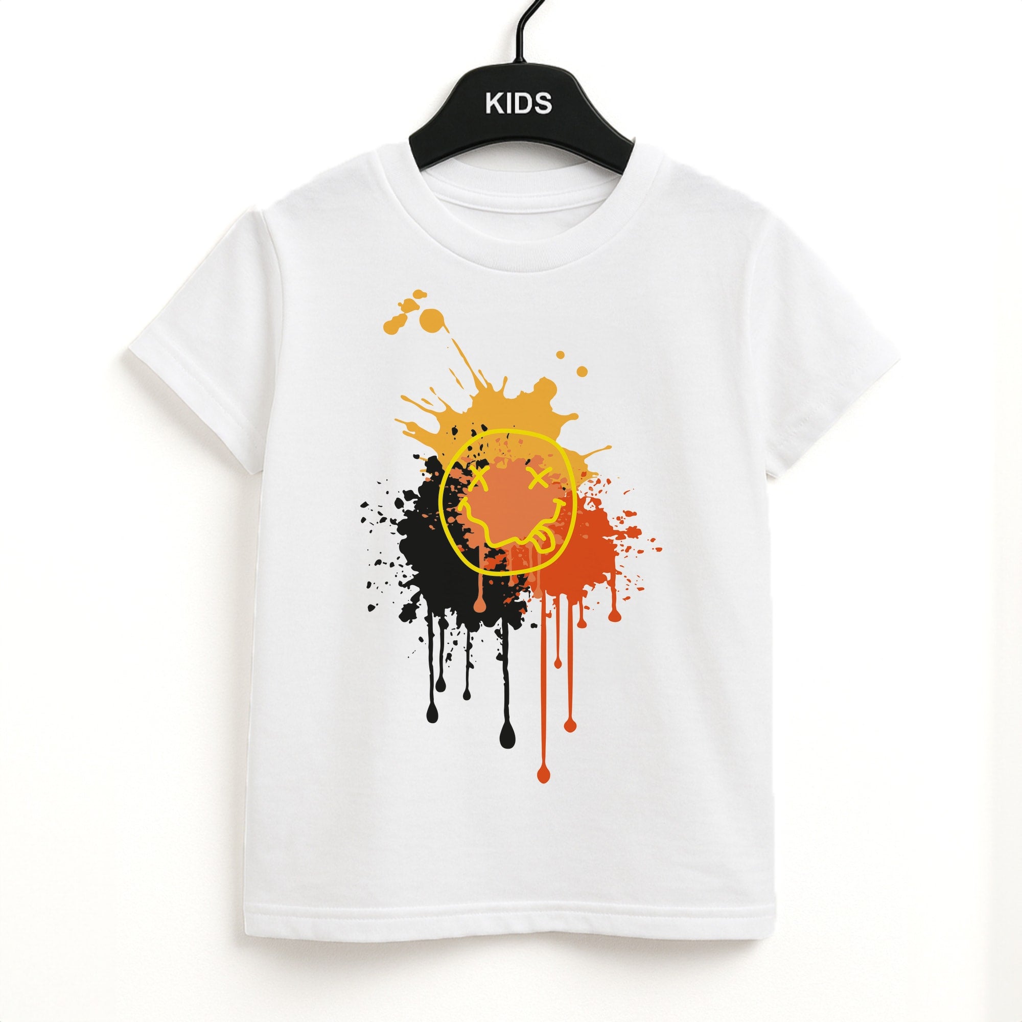 Orange Graffiti - Skate Aesthetic  Unisex Kids T-Shirt
