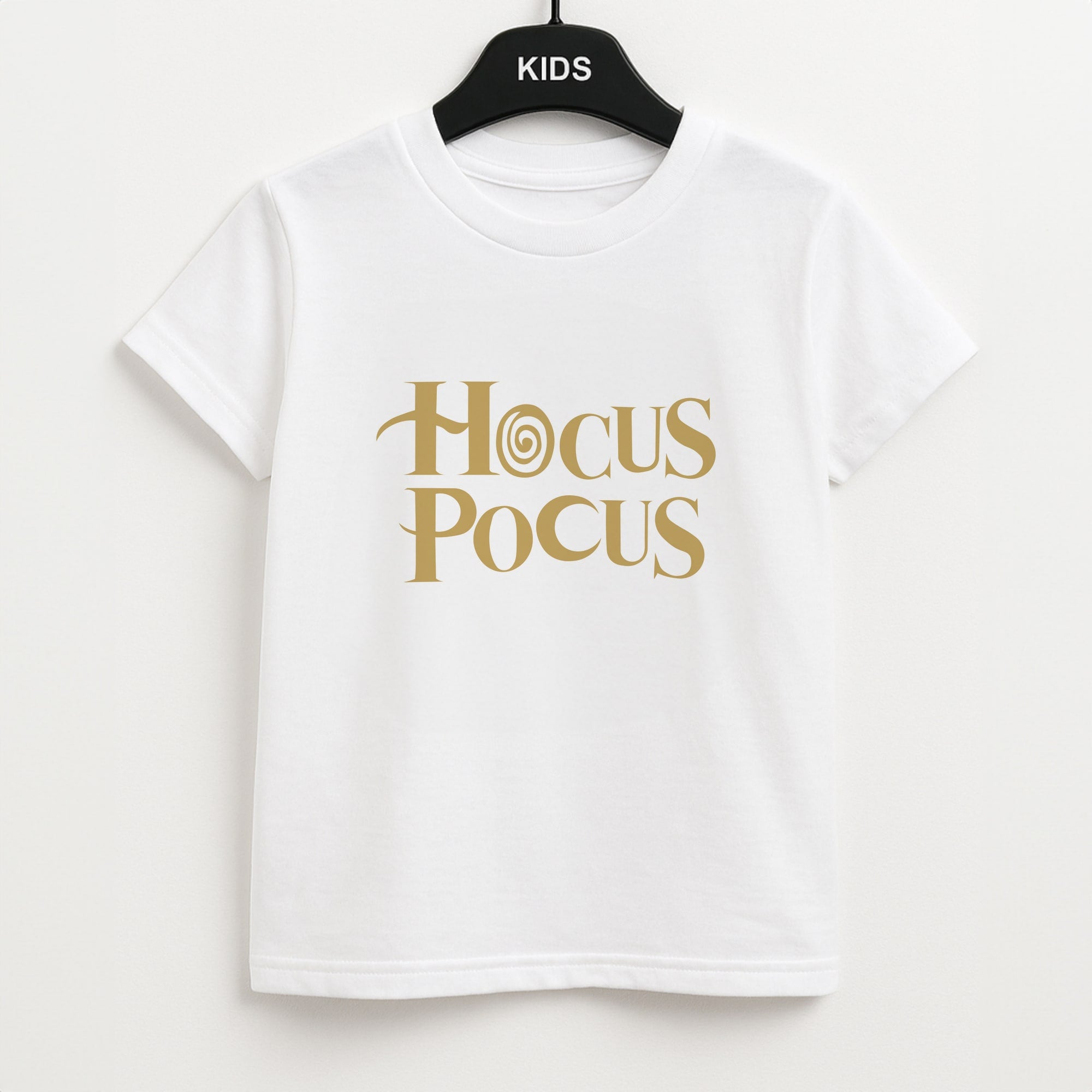 Text - Hocus Halloween Unisex Kids T-Shirt