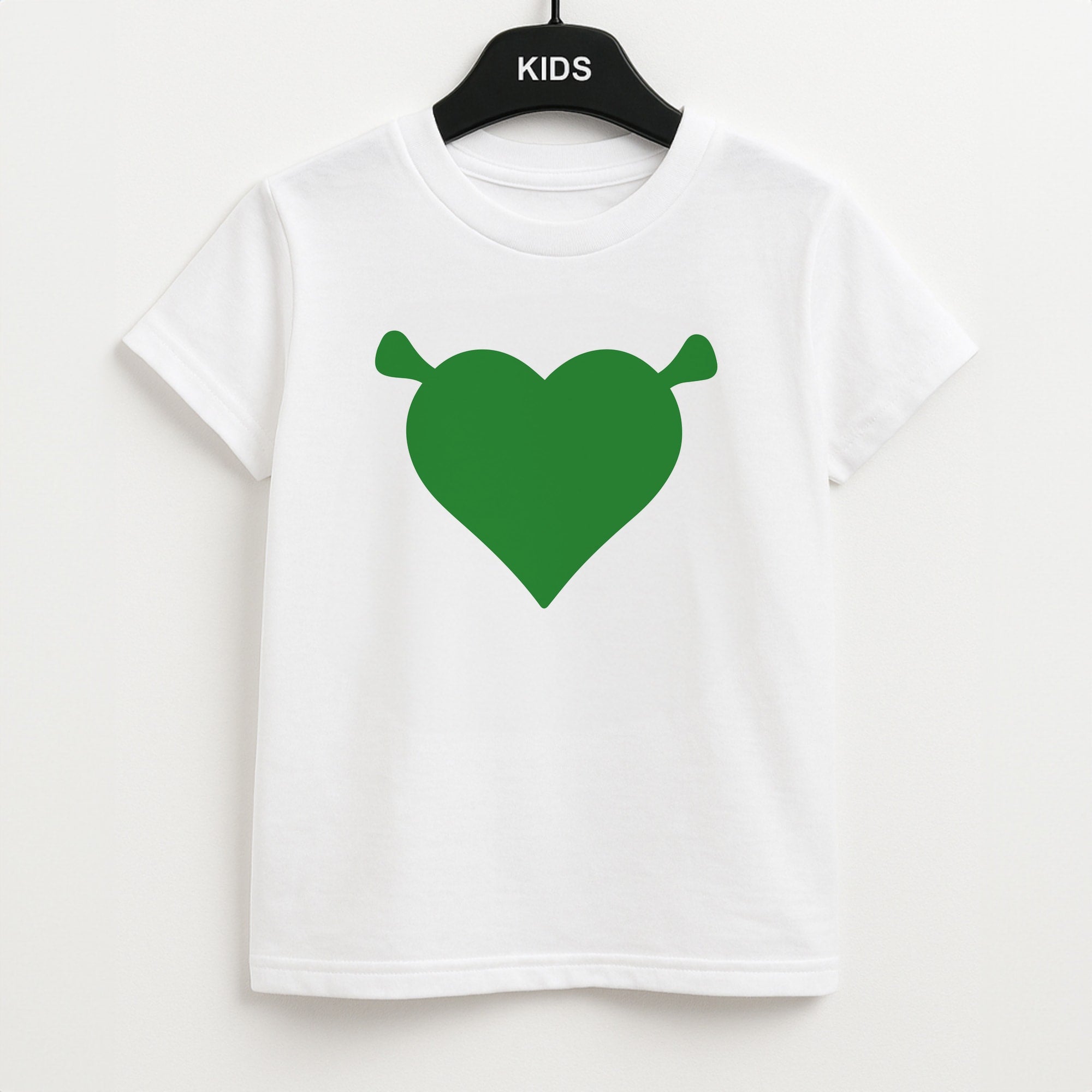 Green Ogre Heart Kids T-Shirt