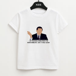 I Am Running Away From My Responsibilities Unisex Kids T-Shirt