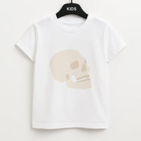 Skull Outline - Halloween Kids T-Shirt