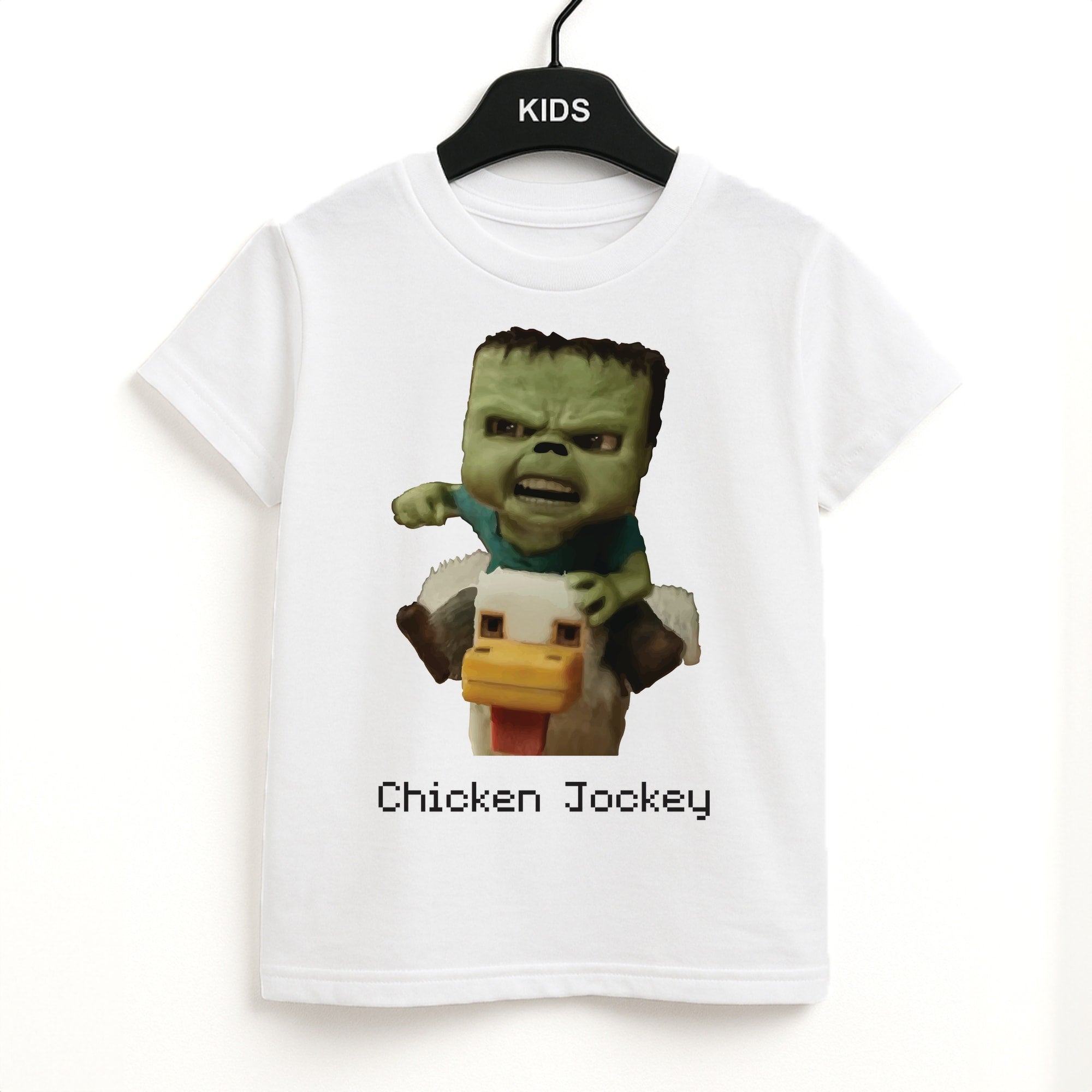 Chicken Jockey  Unisex Kids T-Shirt