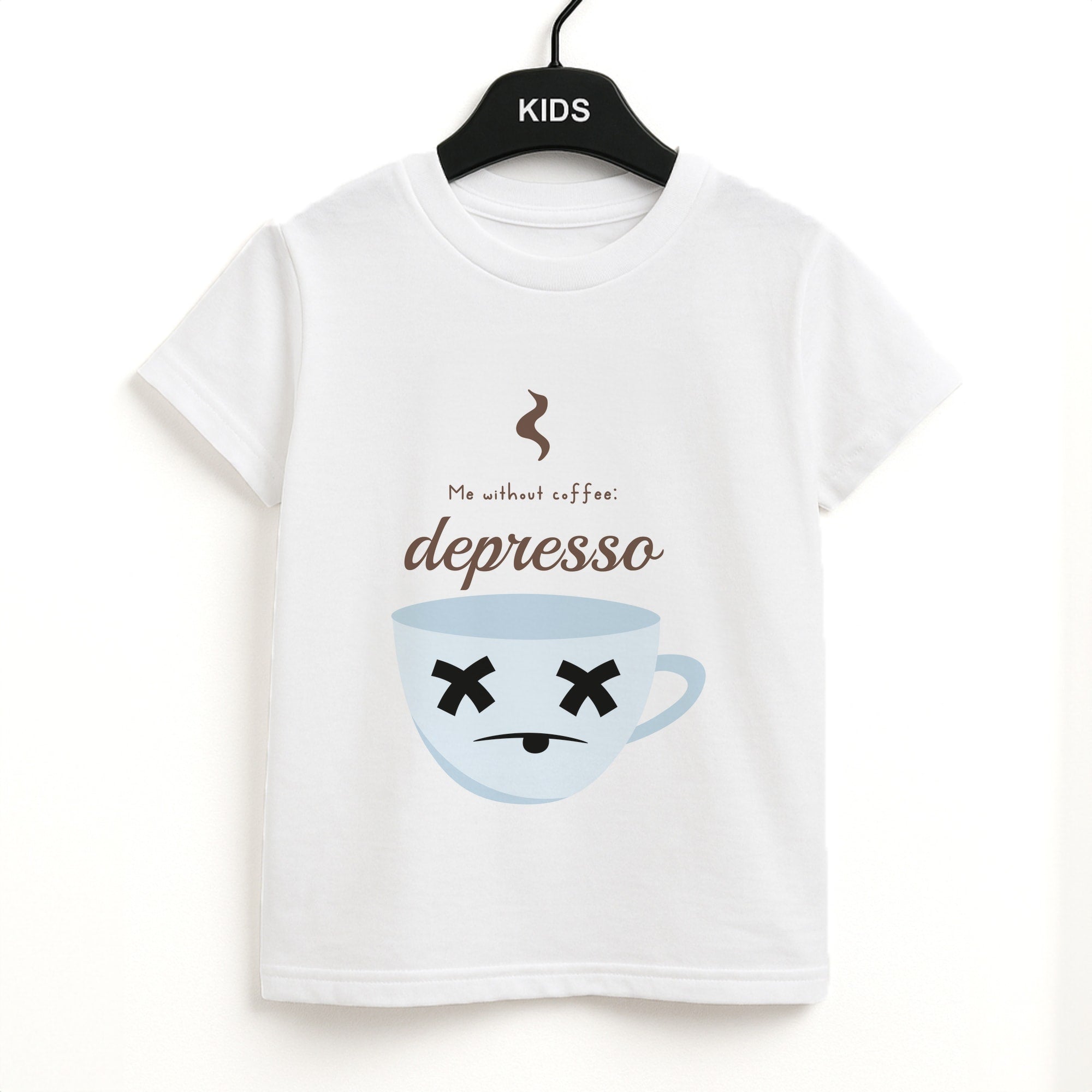 Depresso - Funny Quotes Unisex Kids T-Shirt
