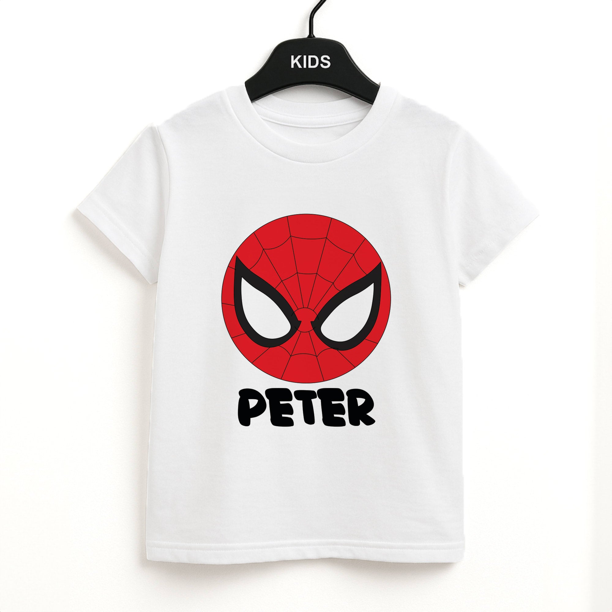 SpiderMan - Personalised Superhero Comic Kids T-Shirt