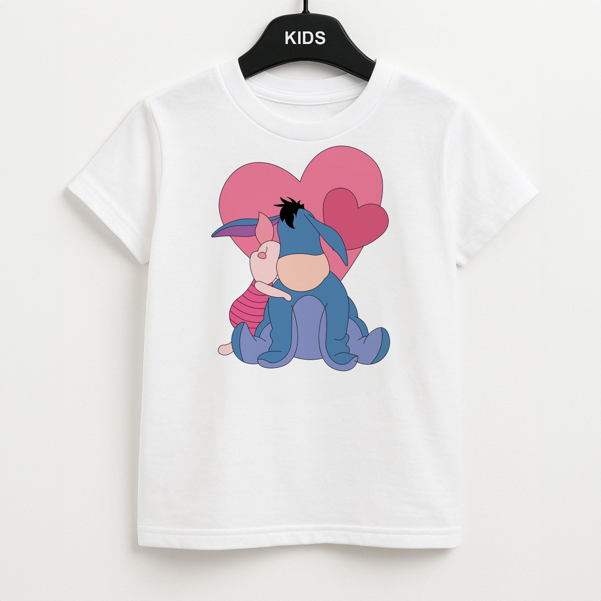 Donkey and Pig Valentine's Kids T-Shirt