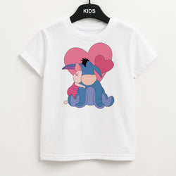 Donkey and Pig Valentine's Kids T-Shirt