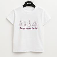 I've Got A Potion For You Dark Pink Kids T-Shirt