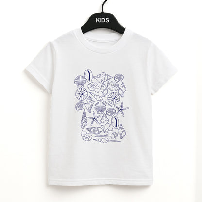 Sea Shells - Clean Girl Aesthetic Unisex Kids T-Shirt